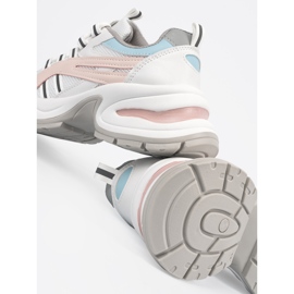Zapatos deportivos para mujeres pastel en la plataforma rosado 1
