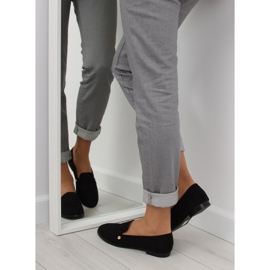 Negro Mocasines negros de mujer T298 Black 2