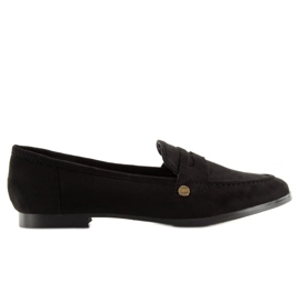 Negro Mocasines negros de mujer T298 Black 3
