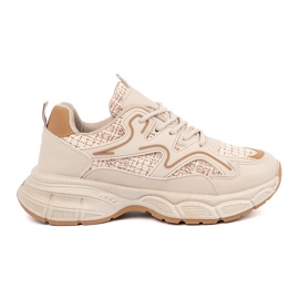 Sneakers Light Beige Women en la plataforma 3