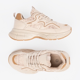 Sneakers Light Beige Women en la plataforma 5