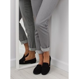 Negro Mocasines negros de mujer T298 Black 6