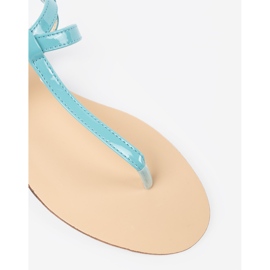 Sandalias azules de estilo azul femenino 1 Sandalias azules de estilo azul femenino 1