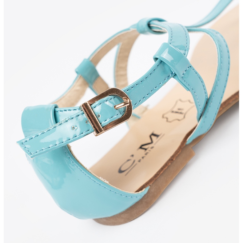 Sandalias azules de estilo azul femenino 2 Sandalias azules de estilo azul femenino 2