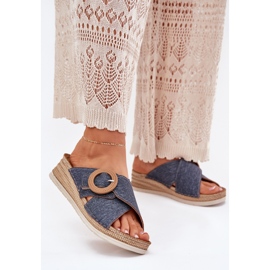 Godas para mujeres con un decorativo inBLU RV000012 Azul Azule 2