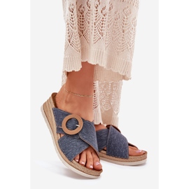 Godas para mujeres con un decorativo inBLU RV000012 Azul Azule 1