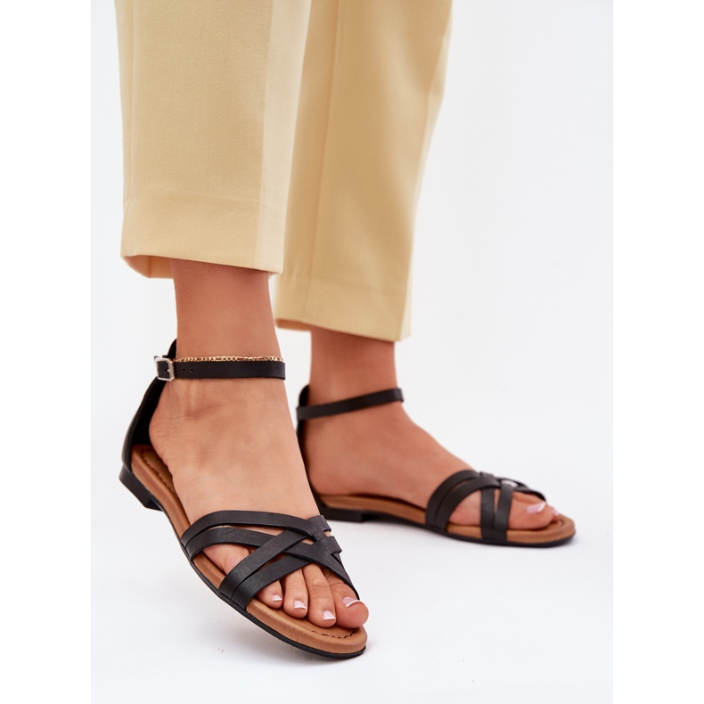 Maciejka 07029-01 Sandalias de cuero negro 2 Maciejka 07029-01 Sandalias de cuero negro 2
