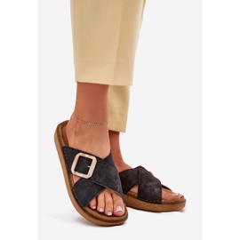 Flip Flip Flip Flip con Inblu ED000025 Hebilla negra negro 1 Flip Flip Flip Flip con Inblu ED000025 Hebilla negra negro 1