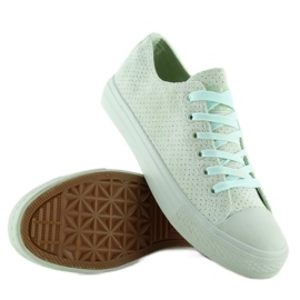 Verde G-94 Deportivas de mujer en ante verde 6