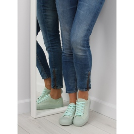 Verde G-94 Deportivas de mujer en ante verde 2
