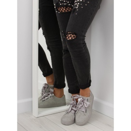 Gris BL1250-SP zapatillas grises con lazo 5