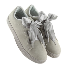 Gris BL1250-SP zapatillas grises con lazo 3