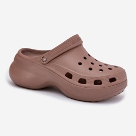 Flip de espuma de mujer en la enorme suela Big Star RR274A121 Beige oscuro 4
