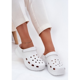 Big Star Zapatillas de espuma para mujeres en una gran estrella enorme RR274A119 White blanco 6