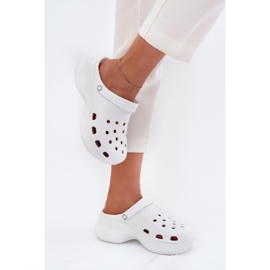 Big Star Zapatillas de espuma para mujeres en una gran estrella enorme RR274A119 White blanco 3