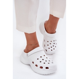 Big Star Zapatillas de espuma para mujeres en una gran estrella enorme RR274A119 White blanco 5
