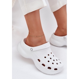Big Star Zapatillas de espuma para mujeres en una gran estrella enorme RR274A119 White blanco 7