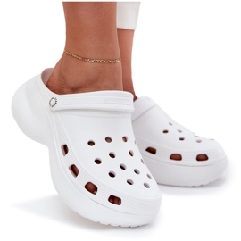 Big Star Zapatillas de espuma para mujeres en una gran estrella enorme RR274A119 White blanco 8