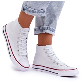 Zapatillas de zapatillas clásicas blancas de las mujeres blanco 6