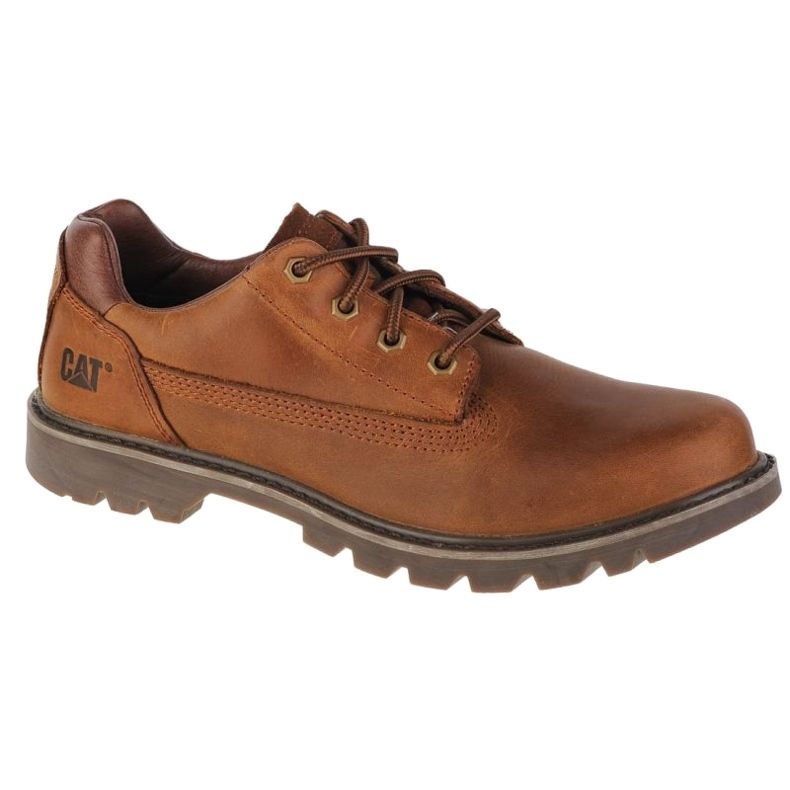 Zapatos de cuero para hombres Caterpillar Colorado Low 2.0 P110627 marrón 2