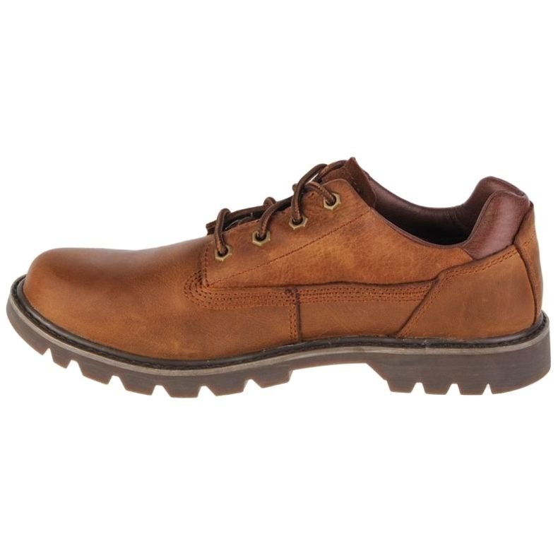 Zapatos de cuero para hombres Caterpillar Colorado Low 2.0 P110627 marrón 4