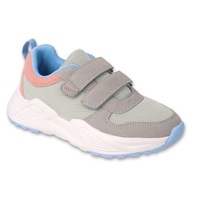 Befado deportivo infantil 516Y306 gris velcro 1
