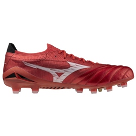 Mizuno Morelia Neo IV Beta Elite FG P1GA254260 Zapatos de fútbol rojo 2