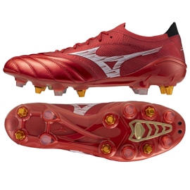 Mizuno Morelia Neo IV Beta Japón Mix SG P1GC254060 Zapatos de fútbol rojo 1 Mizuno Morelia Neo IV Beta Japón Mix SG P1GC254060 Zapatos de fútbol rojo 1