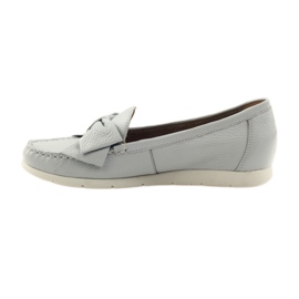 Mocasines Caprice zapatos de mujer gris 2