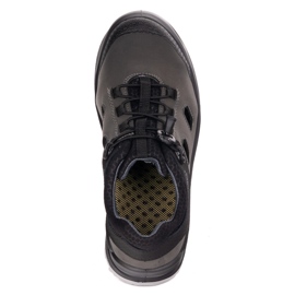 Fagum-Stomil Sandalias de cuero para hombres TechWork 1164p S1 Sr Gray gris 9