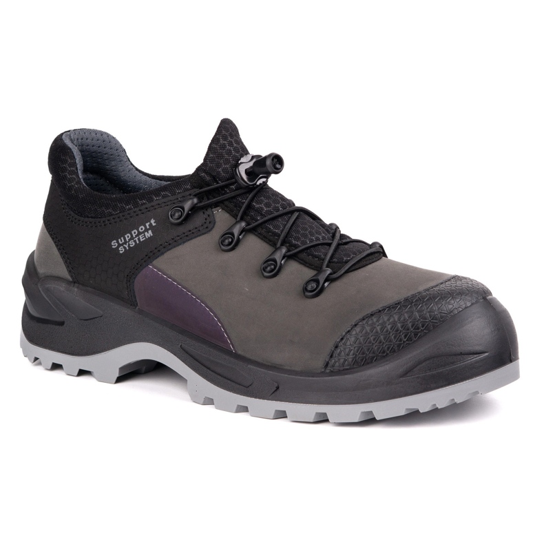 Fagum-Stomil Zapatos de cuero para hombres TechWork 1165p S2 Sr Gray gris 2