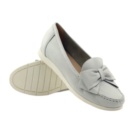 Mocasines Caprice zapatos de mujer gris 3
