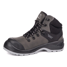 Fagum-Stomil Botas de trabajo de cuero para hombres TechWork 1166p S2 Sr Gray gris 4