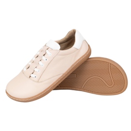 Zapatillas de zapatillas descalzo maja olivier - zapatos de cuero anatómico en polvo rosado 6