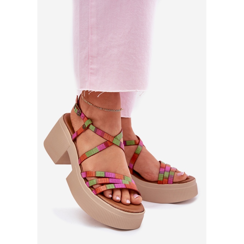 Sandalias de cuero para mujeres Maciejka 06990-39 Multikolor multicolor 1 Sandalias de cuero para mujeres Maciejka 06990-39 Multikolor multicolor 1