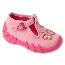 Slippers para niños de Befado Pink110p507 Aplicación de madres rosado 1