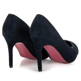 Erynn Stilettos ante azul marino 3