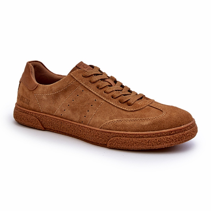 Zapatillas Hombre Ante Big Star NN174186 Camel beige 2