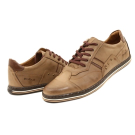 Polbut 1801 zapatos casual de hombre marrón 9