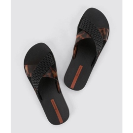 Ipanema Slide Slide 27214 BC402 Black Leopard Flip -Flops negro 4