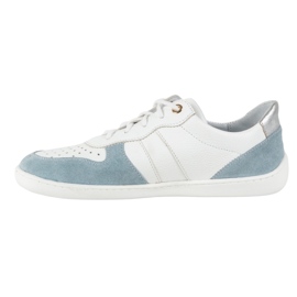 Olivier Zapatos de cuero descalzo blanco 2