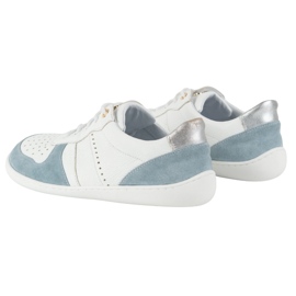 Olivier Zapatos de cuero descalzo blanco 6