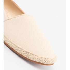 Ideal Shoes Alpargatas clásicas beige 5