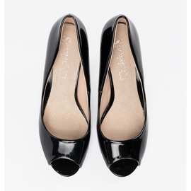 Seastar Bombas barnizadas negras con dedos desnudos negro 1 Seastar Bombas barnizadas negras con dedos desnudos negro 1