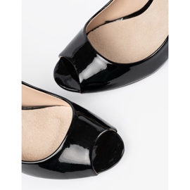 Seastar Bombas barnizadas negras con dedos desnudos negro 2 Seastar Bombas barnizadas negras con dedos desnudos negro 2