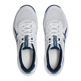 Zapatillas de voleibol de gel de gel ASICS 12 1071A116 100 blanco 3