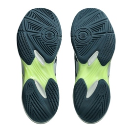 Zapatillas de voleibol de gel de gel ASICS 12 1071A116 300 verde 5