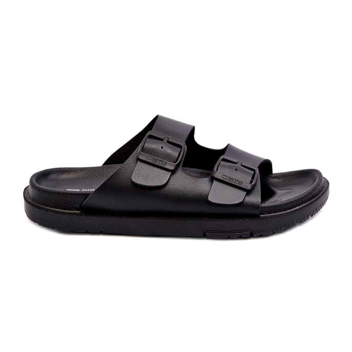 Chanclas Ligeras De Hombre Con Hebillas Big Star NN174597 Negro 5