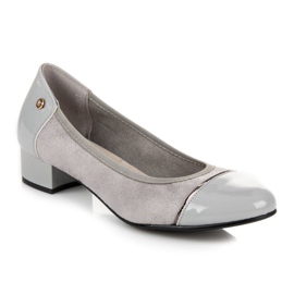 Vices Zapatos casuales de tacón bajo gris 5