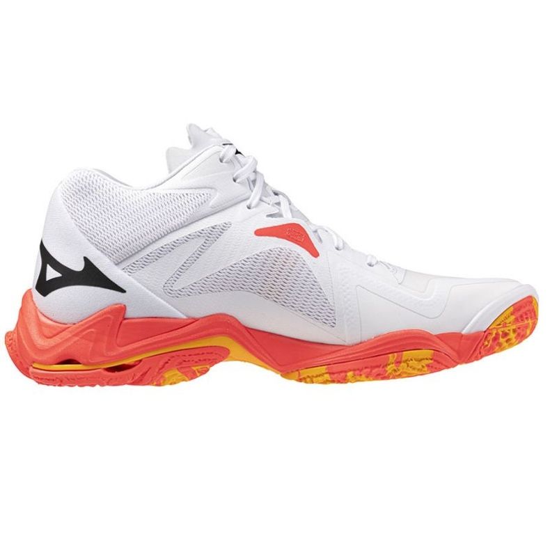 Mizuno Wave Lightning Z8 Mid V1GA240598 Zapatos de voleibol blanco 1